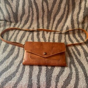 Noonday leather belt bag